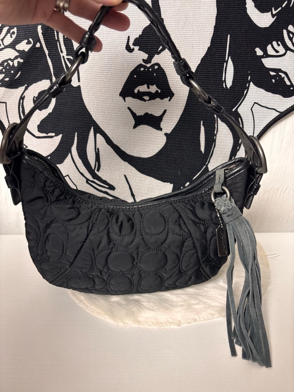 Coach RARE soho quilted nylon shoulder bag